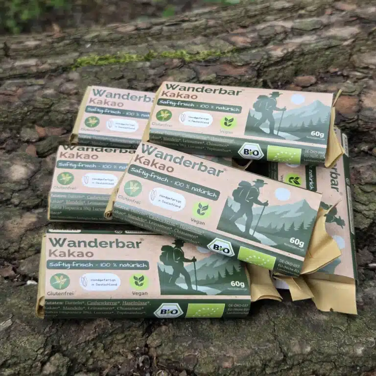 Wanderbar-Kakao 20er Paket im Wald