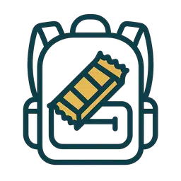 Rucksack mit Riegel im Frischepack